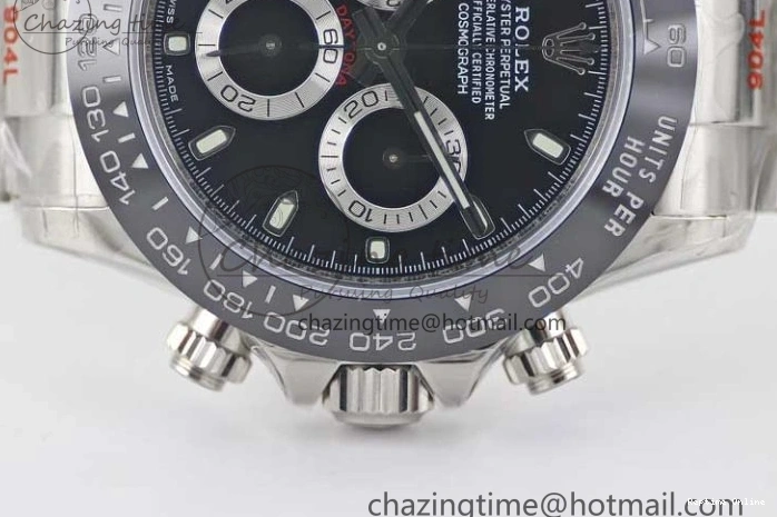 0420 Daytona 116500 SS TWF 1:1 Best Edition 904L Steel Black Dial on SS Bracelet A EasyCare 2407